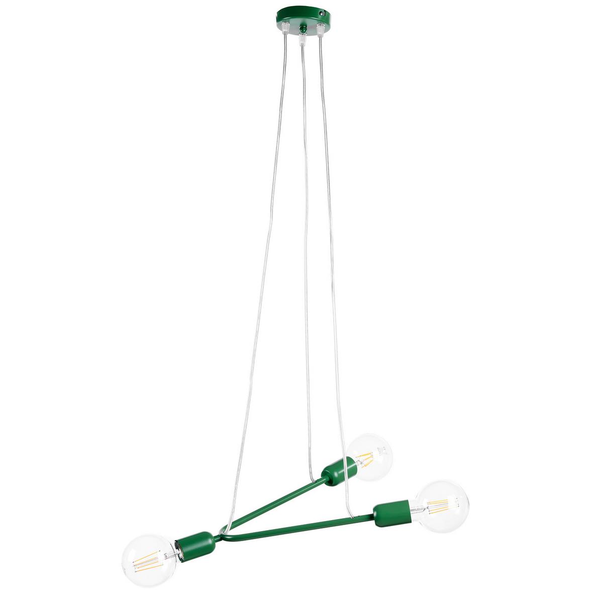 Pendelleuchte 5033/Sv - Grün, Design, Metall (65/10/75cm)