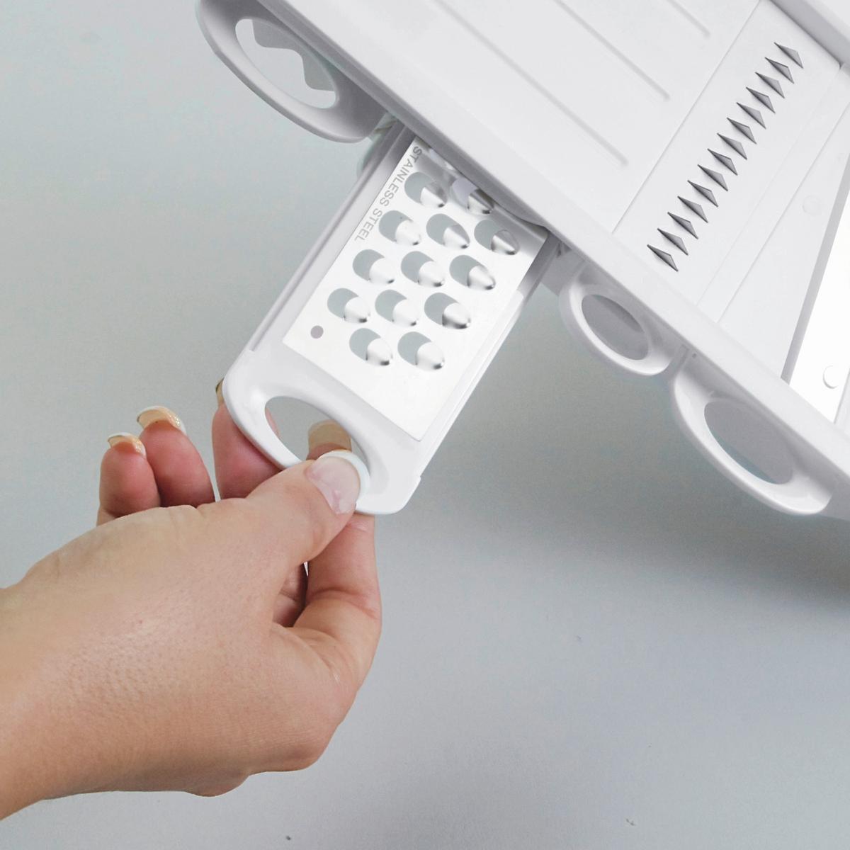 Allzweckreibe Profi Mandolino - Weiß, Basics, Kunststoff/Metall (11,9/34,2/8,6cm) - Metaltex