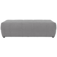 Hocker Brandon Silberfarben B: 150 cm - Silberfarben/Schwarz, Design, Textil (150/60/40cm) - MID.YOU