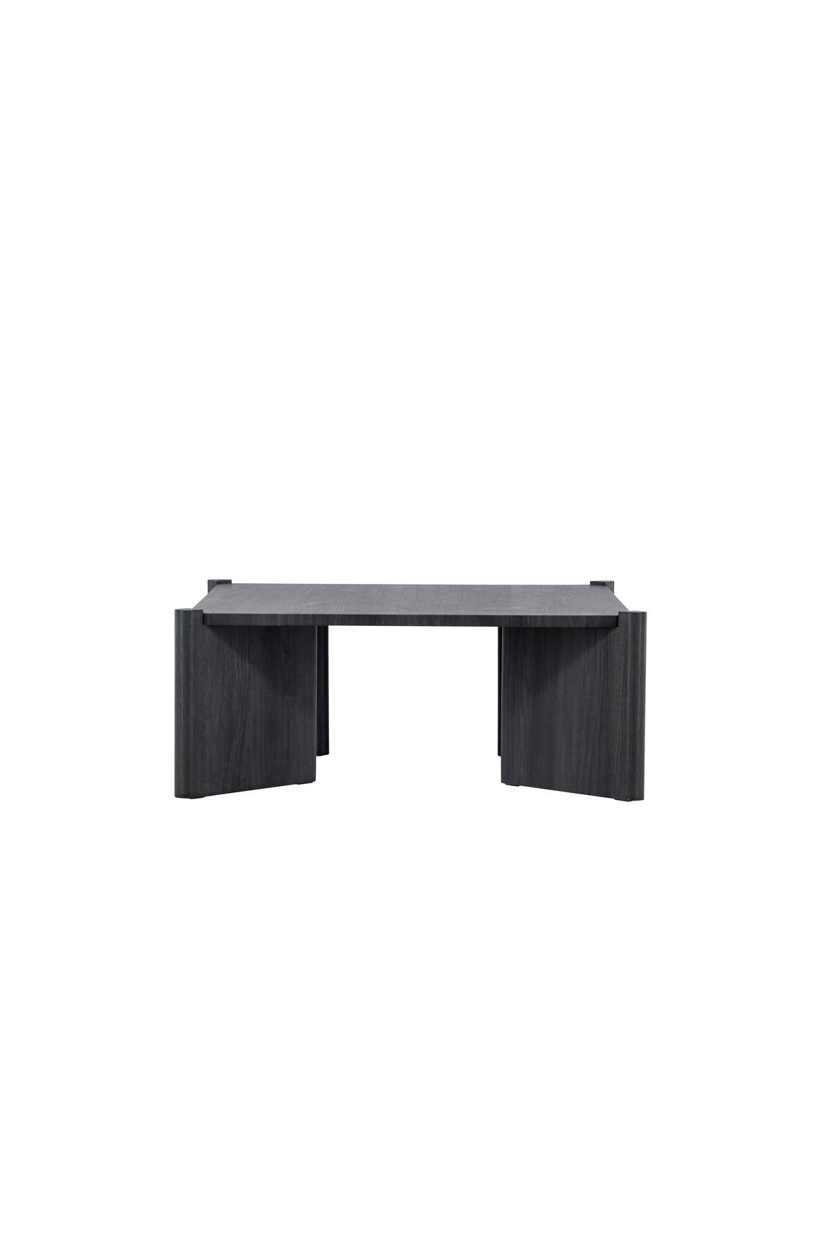 Couchtisch Rogaland Schwarz B: 100 cm - Schwarz, Design, Holz/Holzwerkstoff (100/100/40cm) - Livetastic