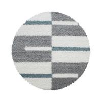 Hochflorteppich Gala - Türkis, Design, Textil (160/160cm) - Novel