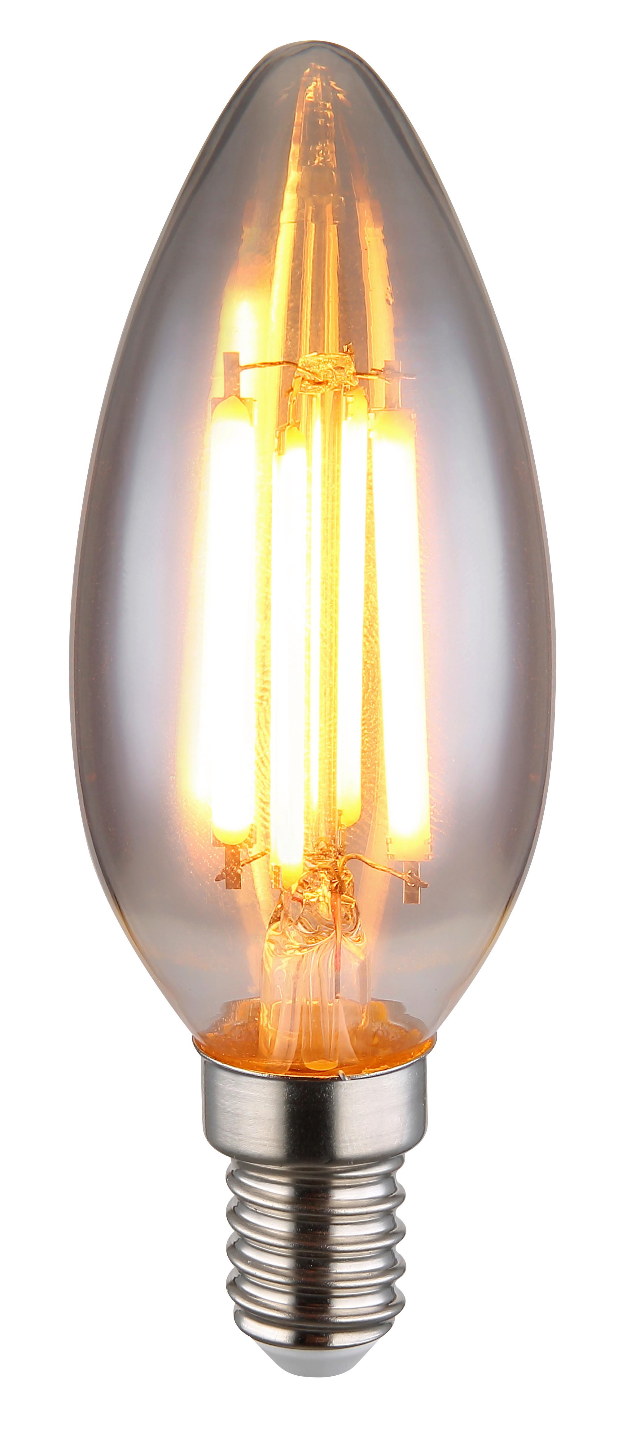 LED-LEUCHTMITTEL 380Lm, E14 - Glas (3.5/9.8cm) - Globo