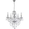 Svítidlo závěsné Isabella 149cm, 40 Watt - čiré/barvy chromu, Romantický / Rustikální, kov/plast (51/149cm) - Mömax