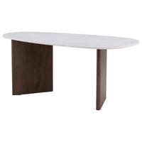 JÍDELNÍ STŮL GRÖNVIK - světle šedá/mokka, Design, kompozitní dřevo (180/90/75cm) - Livetastic