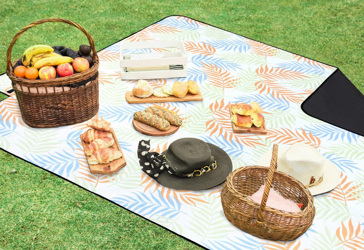 Picknickdecke Betty - Multicolor, MODERN, Textil (200/200cm) - Luca Bessoni