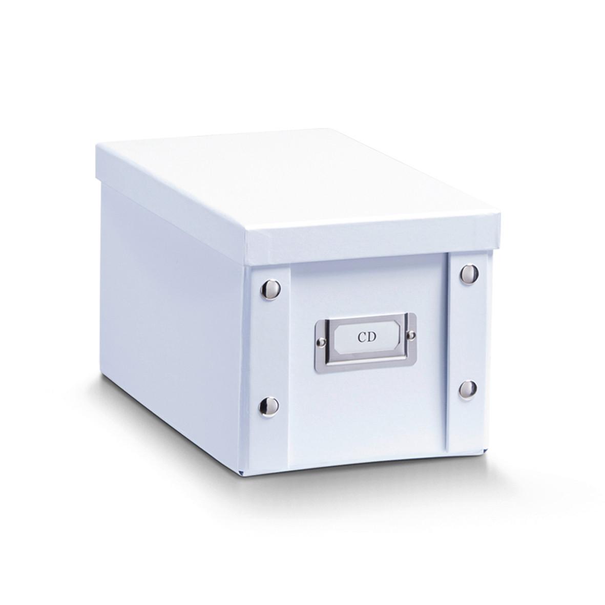 Aufbewahrungsbox Karton, weiß - Basics, Karton (16,5/28/15cm)