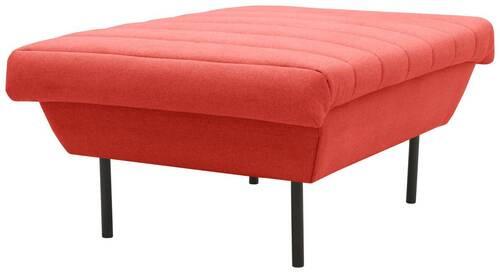 Hocker Looks Ix - Schwarz/Orange, Design, Textil (70/45/70cm) - LOOKS by W.Joop