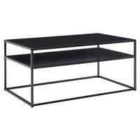 Konferenční stolek černý š: 100cm - černá, Moderní, kov (100/60/45cm) - MID.YOU