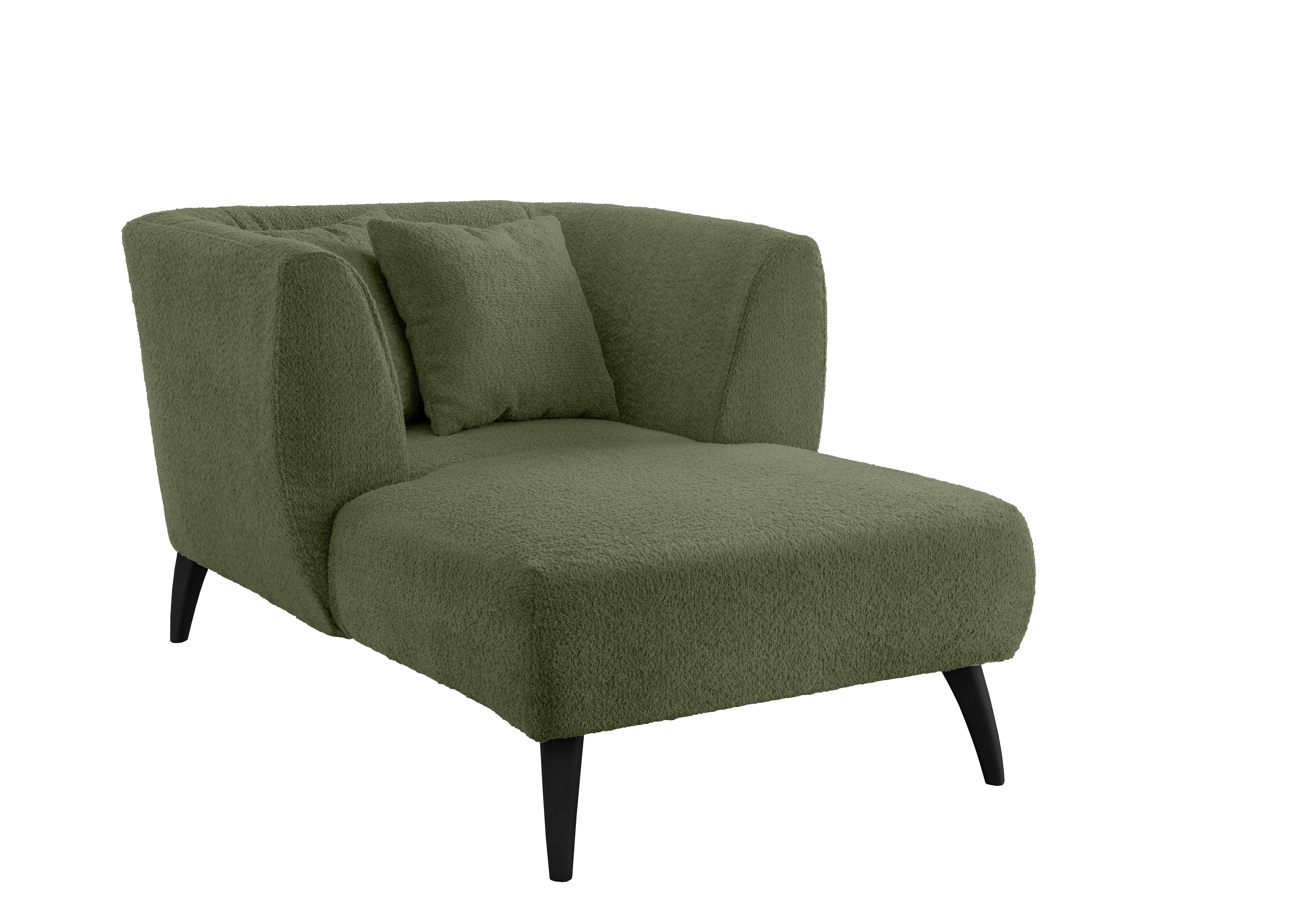 XXL-Sessel inkl. Zierkissen Colori Grün - Schwarz/Grün, MODERN, Textil (108/84/155cm) - MID.YOU