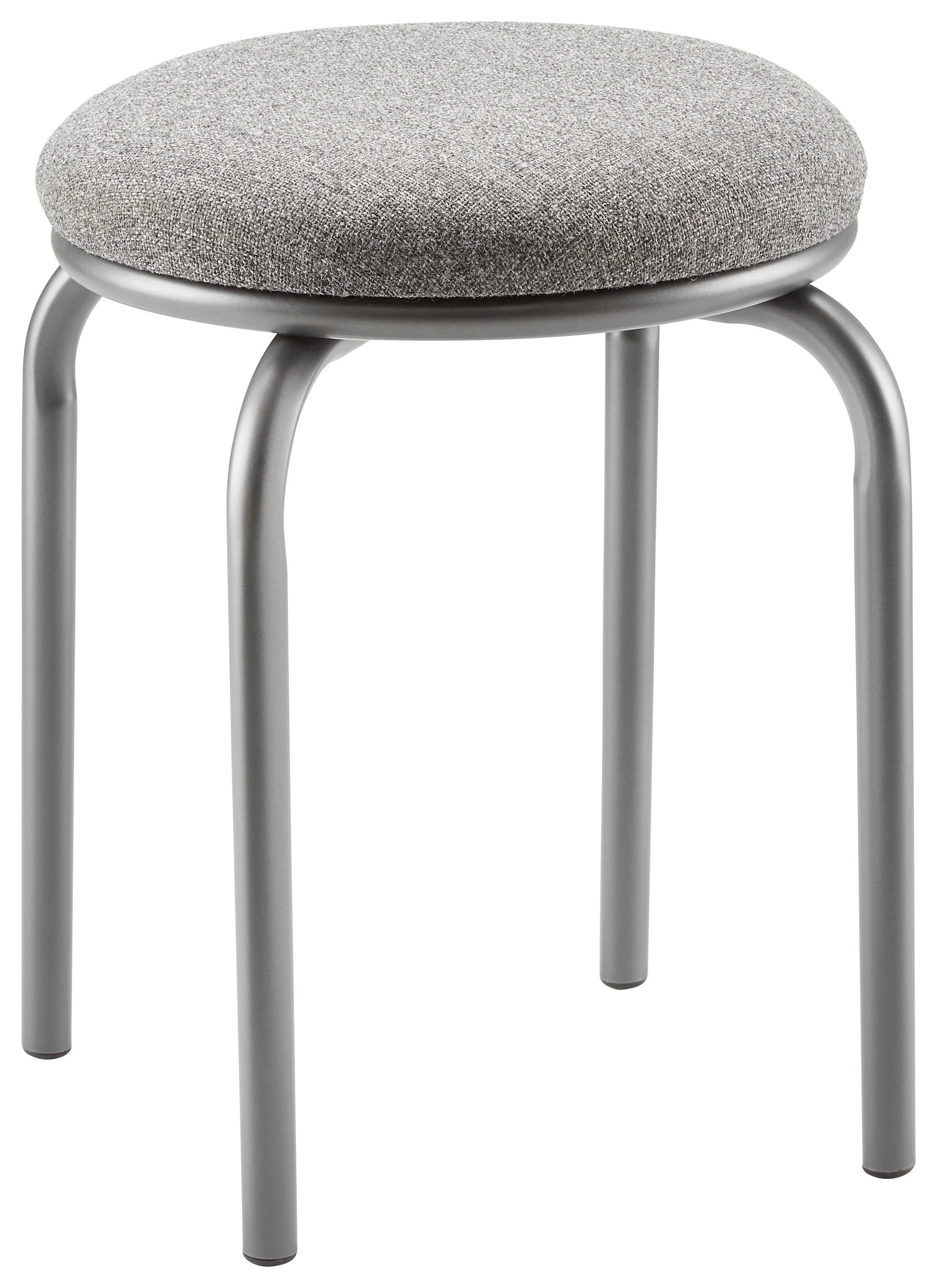 STOHOVATELNÁ STOLIČKA PUBB - šedá, Konvenční, kov/textil (46/45cm) - Mömax