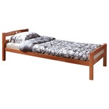 Bett Lupo 90x200 cm Buche Massiv - Buchefarben, Basics, Holz (90/200cm) - Carryhome