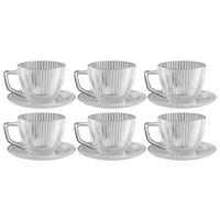 Sada šálok ROSEMARY - 12 PCS - číra, Konventionell, sklo - Mömax