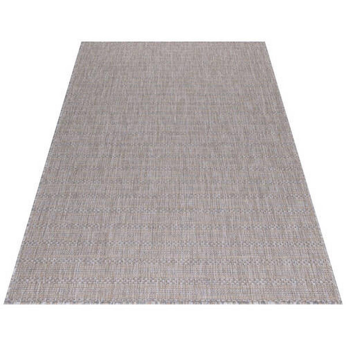 Outdoorteppich Zagora - Beige/Grau, Basics, Textil (120/170cm) - Novel
