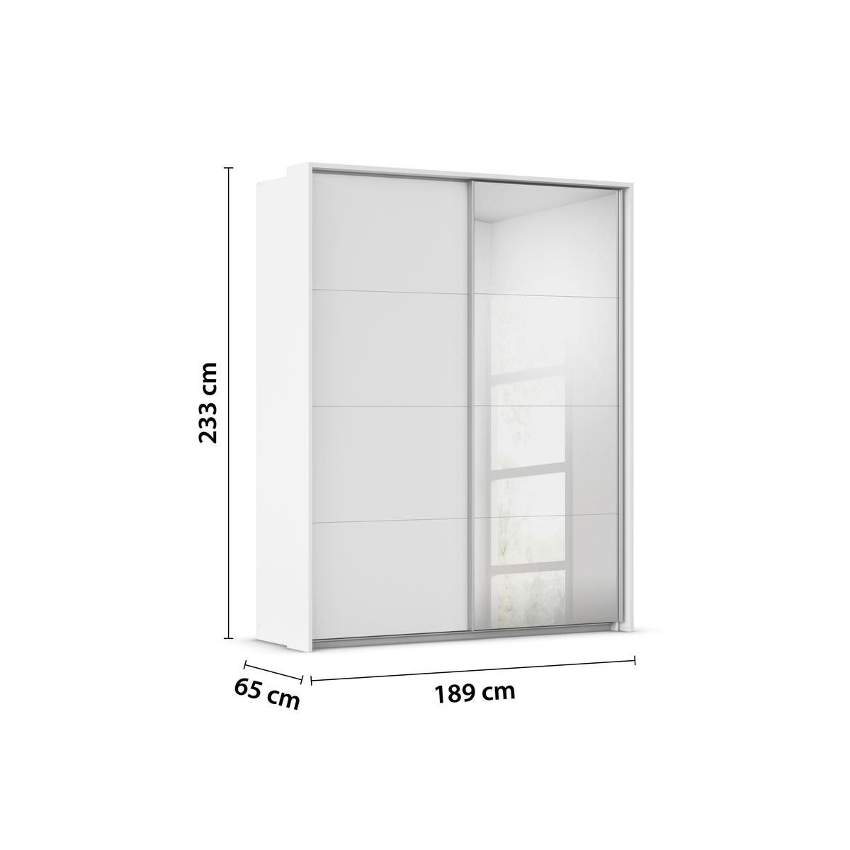 Passepartoutrahmen Feldkirch 11,  181/229 - Weiß, MODERN, Holzwerkstoff (189/233/64cm) - Luca Bessoni