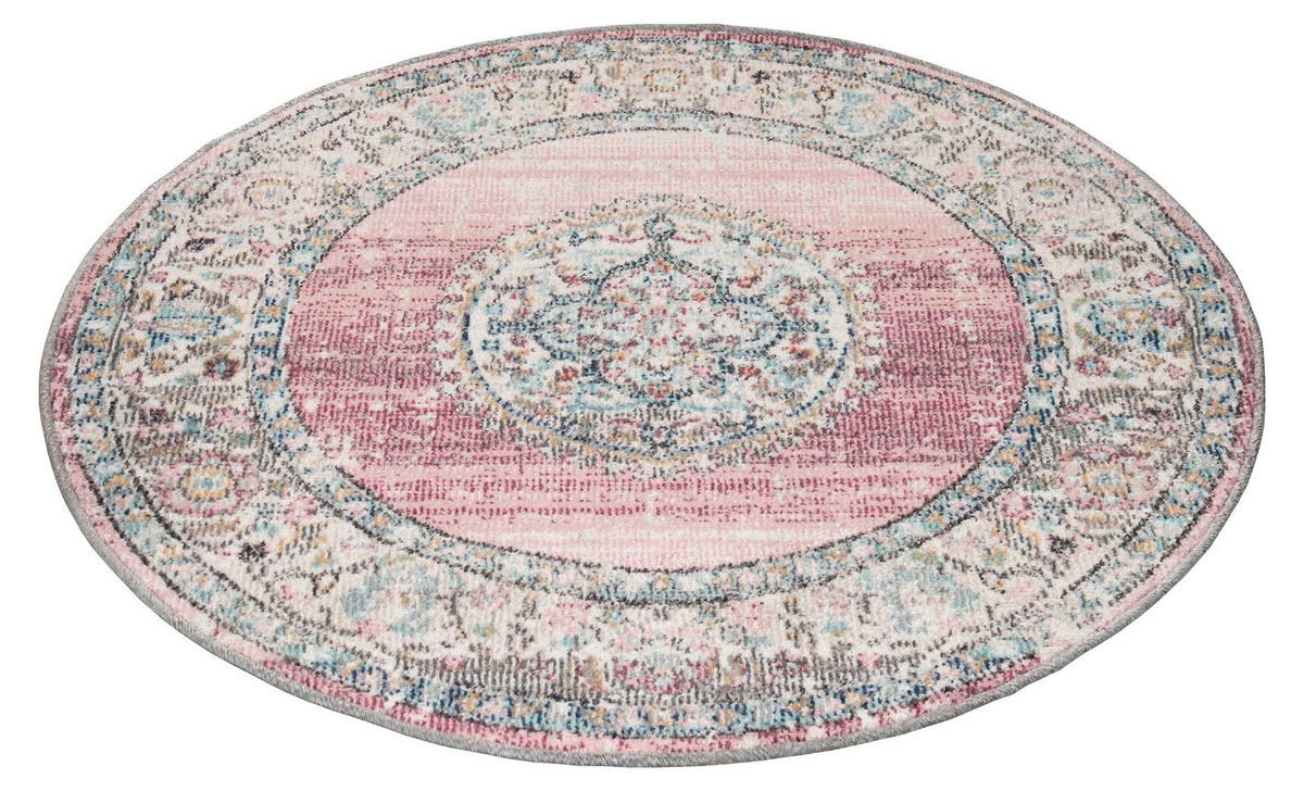 Outdoorteppich Salsa Outdoor 20053 - Graublau/Altrosa, KONVENTIONELL, Textil (120cm)