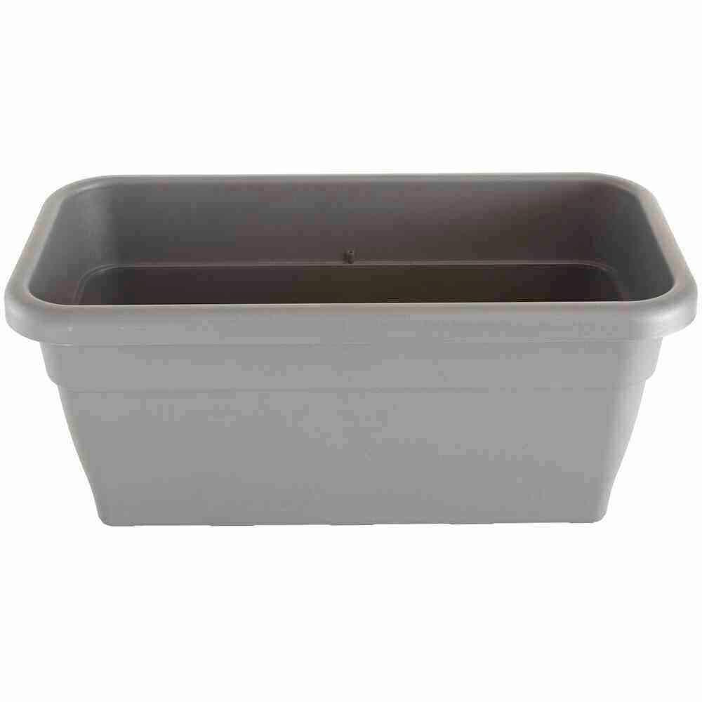 Blumenkasten Anthrazit Uv-Beständig - Anthrazit, Basics, Kunststoff (100/40/44cm)