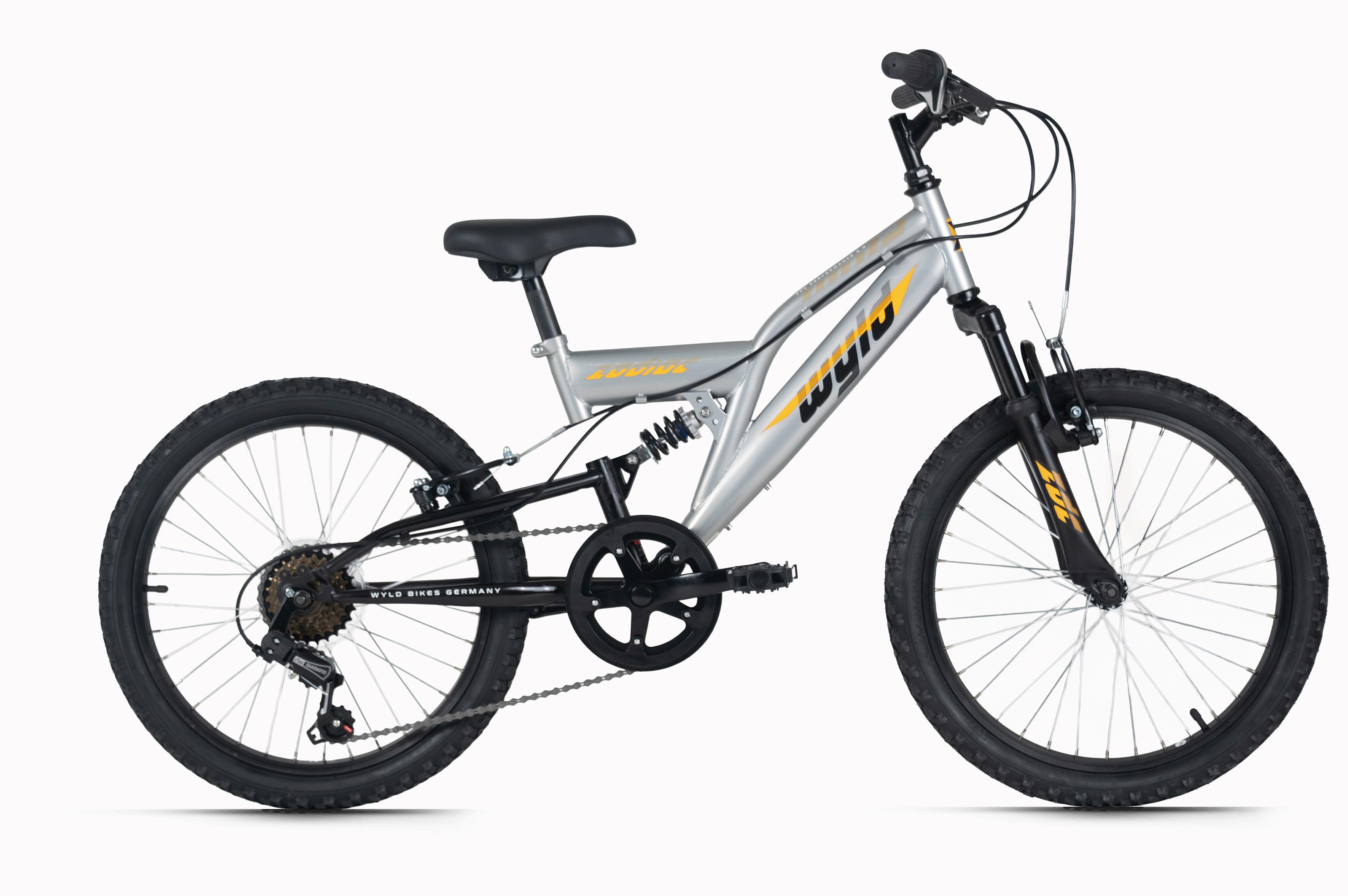 WYLD Kinder-MTB Fully 20'' grau - Grau, LIFESTYLE, Metall