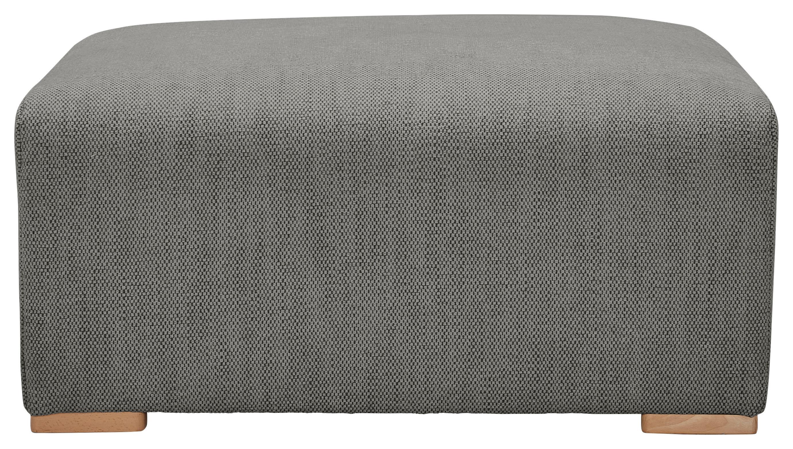 Hocker Vouge Grau Bxhxt: 101x44x92 Cm - Buchefarben/Grau, KONVENTIONELL, Textil (101/44/92cm) - Livetastic