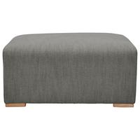 Hocker Vouge Grau Bxhxt: 101x44x92 Cm - Buchefarben/Grau, KONVENTIONELL, Textil (101/44/92cm) - Livetastic