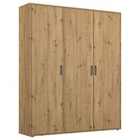 Drehtürenschrank 140 cm Voyager Eiche Artisan - Eiche Artisan, MODERN, Holzwerkstoff (140/194/53cm) - Rauch Möbel