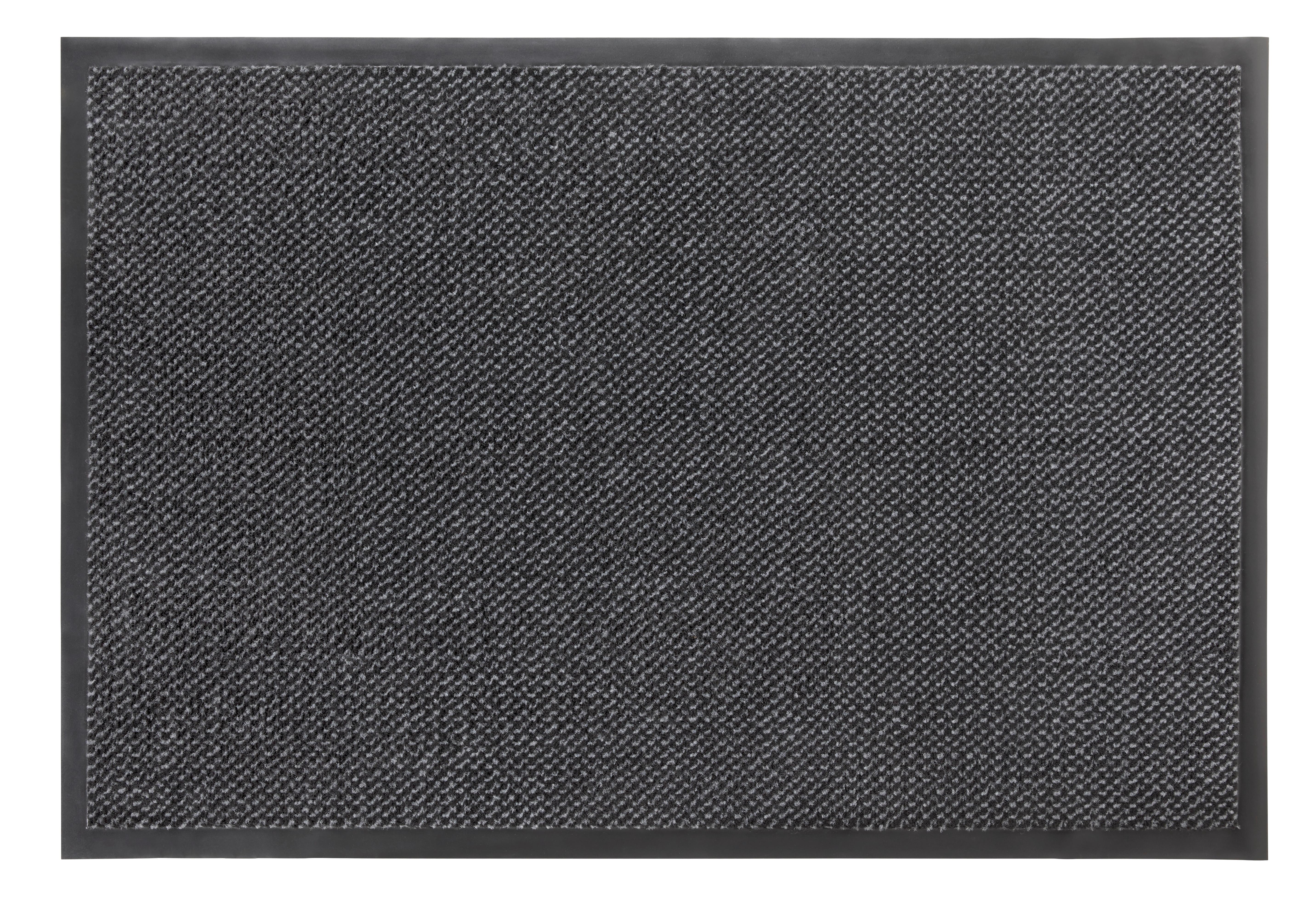 Dveřní Rohožka Hamptons 3, 80/120cm - šedá/černá, Konvenční, textil (80/120cm) - Modern Living
