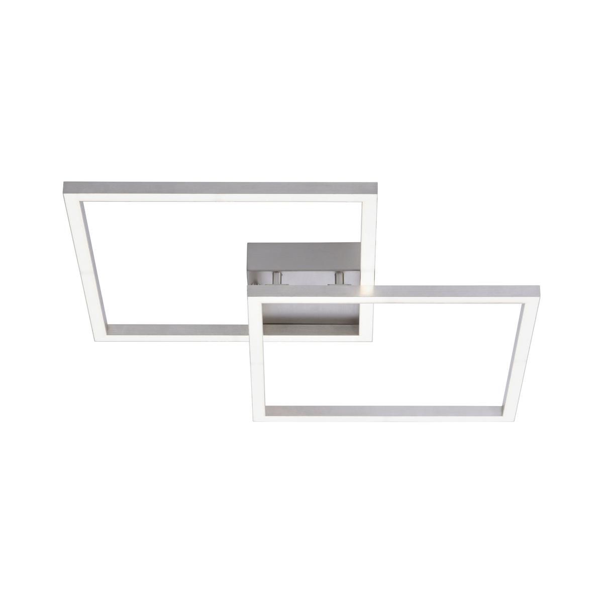 Led-deckenleuchte 16429-55 Lolasmart-Maxi - Silberfarben, Design, Kunststoff/Metall (63/63/8,5cm)