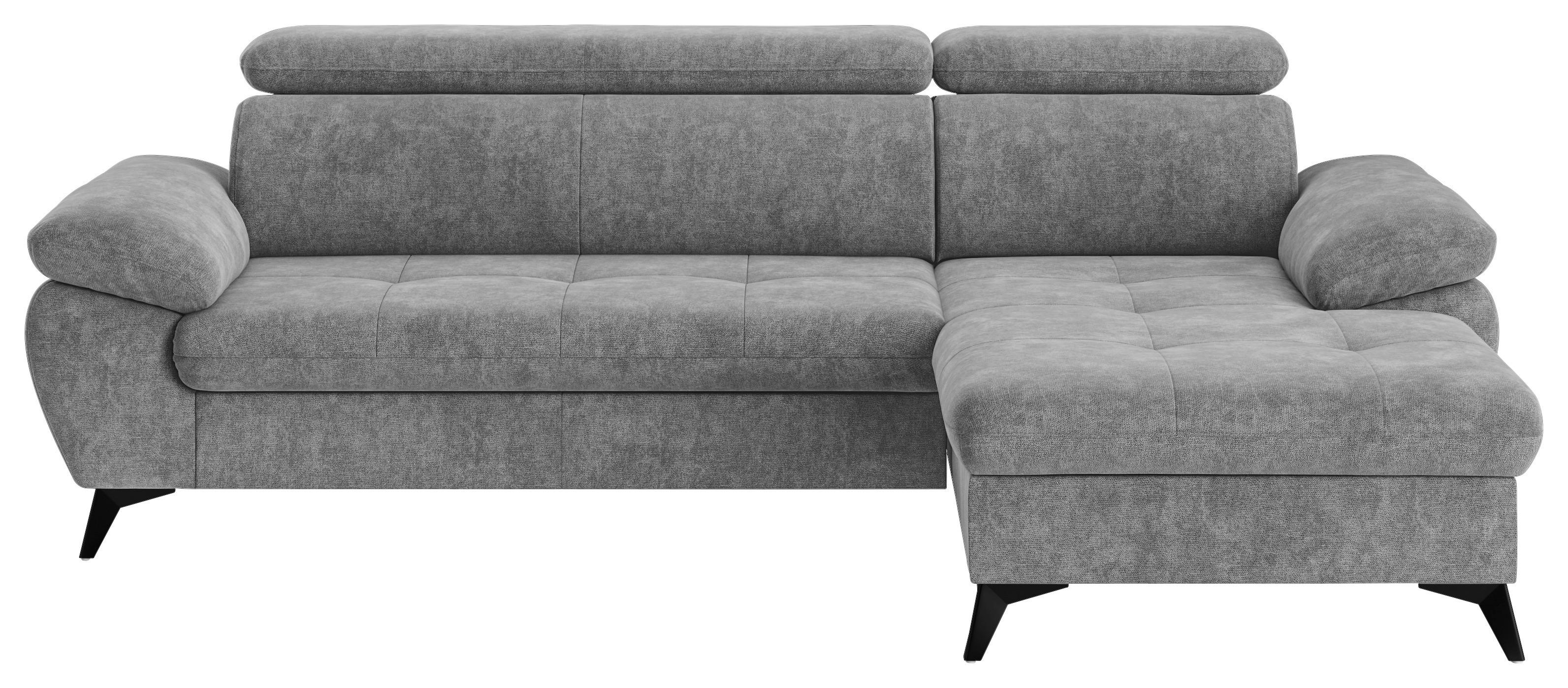 Ecksofa Mit Bettkasten Hudson 261x166 Cm Grau