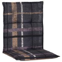 Sesselauflage Niederlehner Grau/Beige - Taupe/Grau, Basics, Textil (100/48/5cm)