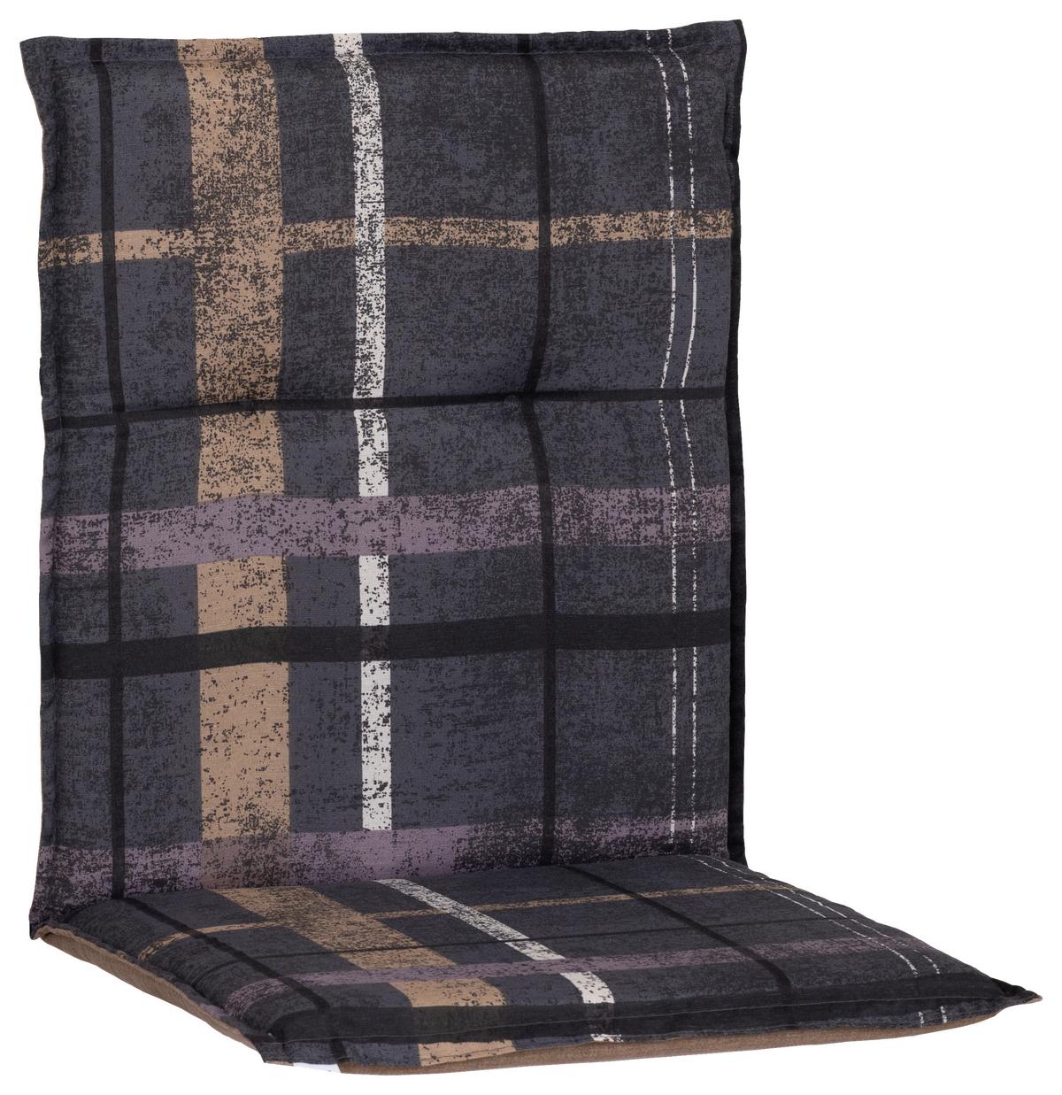 Sesselauflage Niederlehner Grau/Beige - Taupe/Grau, Basics, Textil (100/48/5cm)