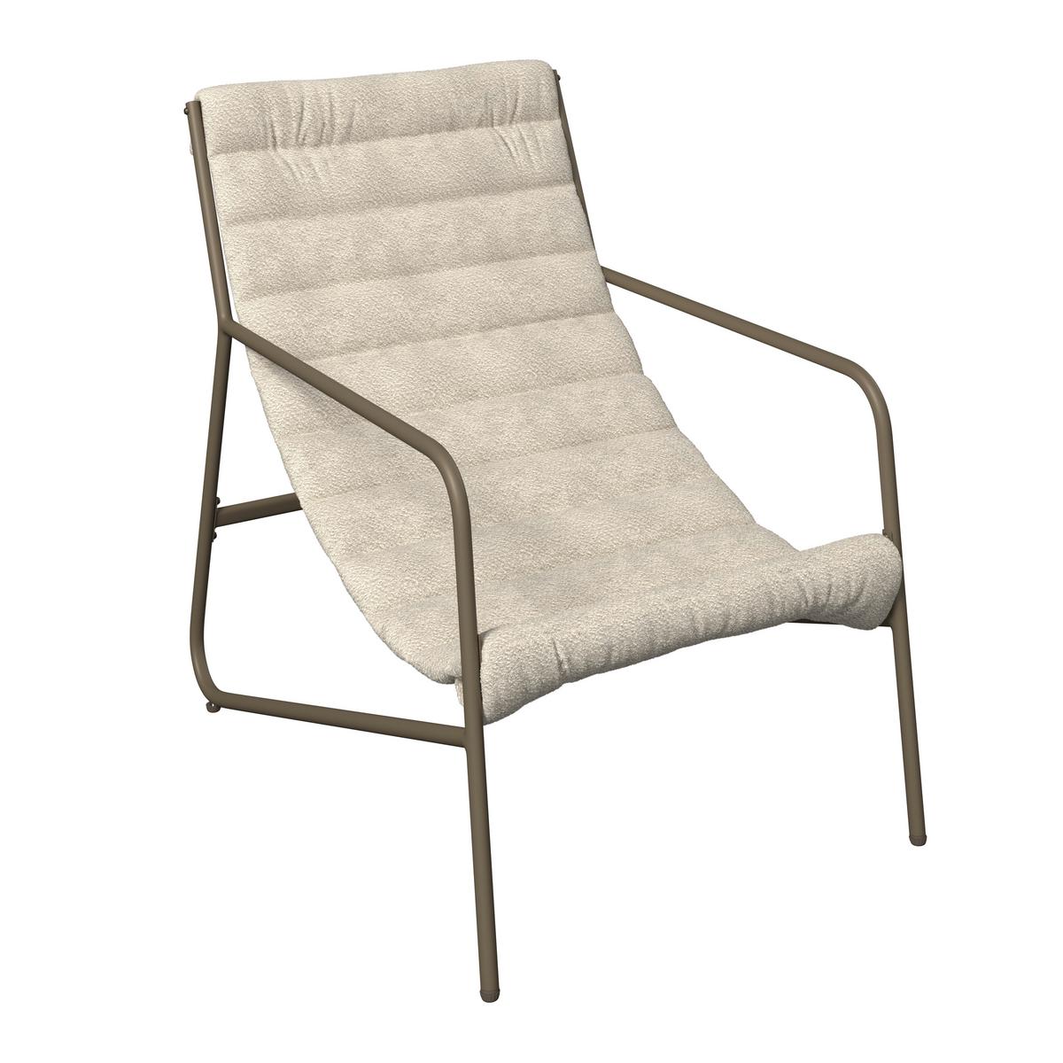 Balkonset Memphis - Braun, MODERN, Textil/Metall (87,5/78,5/61cm) - Beldano