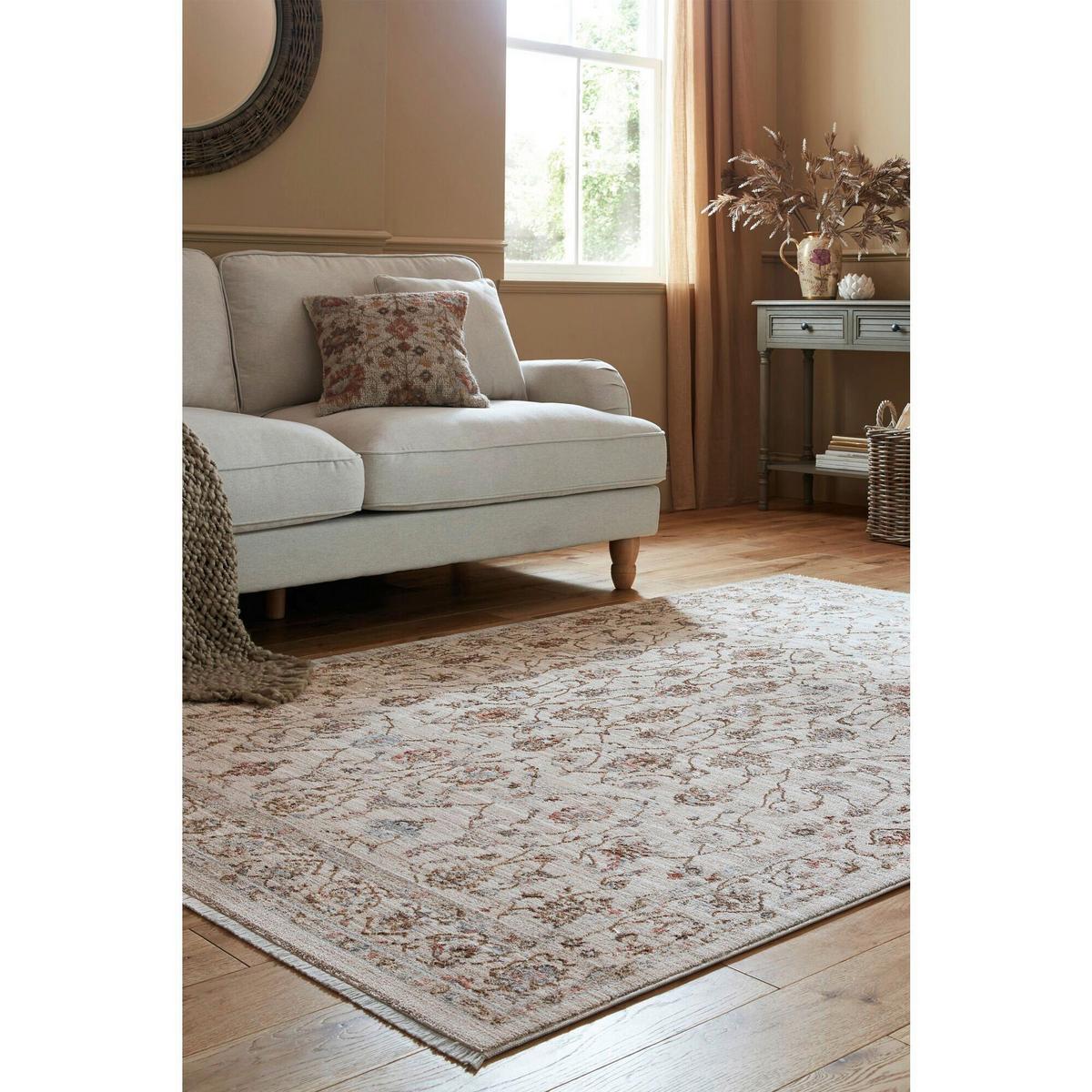 Webteppich Elodie Traditional - Naturfarben, KONVENTIONELL, Textil (80/155cm)