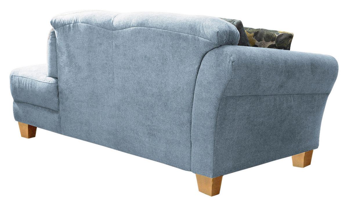 Récamiere Gotland V, Hellblau B: 194 cm - Naturfarben/Hellblau, KONVENTIONELL, Textil (194/84/91cm) - Sit & More