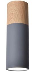 Deckenleuchte 2284286 Tuba - Grau, Natur, Metall (6.8/6.8/20cm)