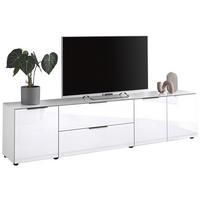 NÍZKA KOMODA SIENA -EXKLUSIV- - čierna/biela, Modern, kov/kompozitné drevo (226/55/40cm) - Mömax