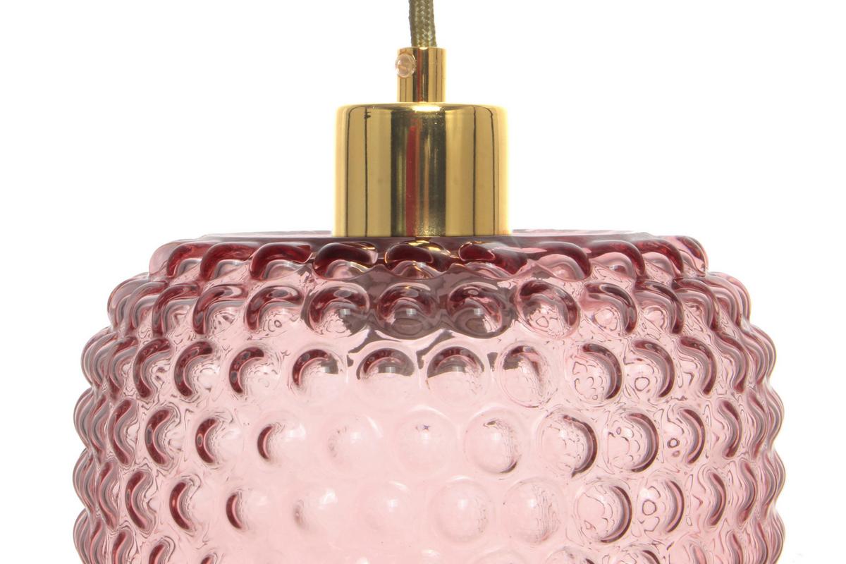 HÄNGELEUCHTE IRINA 125 ROSA - Rosa, Basics, Glas (20/20/27cm) - Kayoom