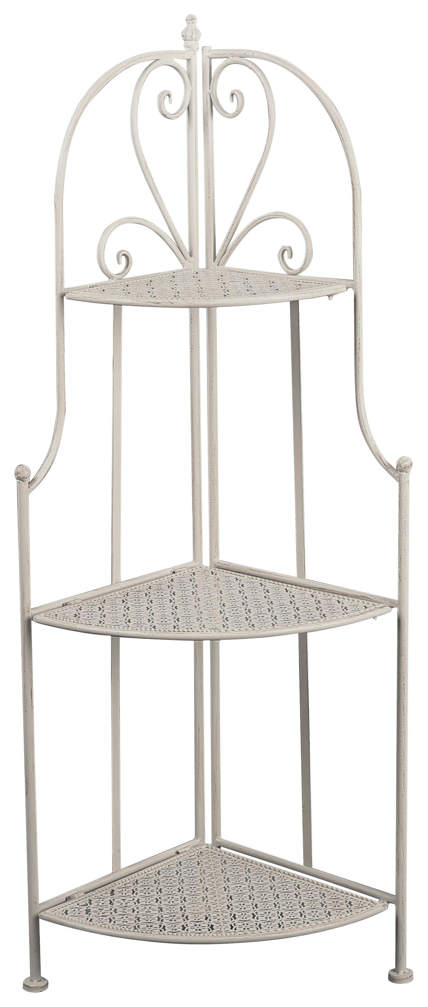 Regal aus Eisen Nadim 2 B 34cm, Weiß