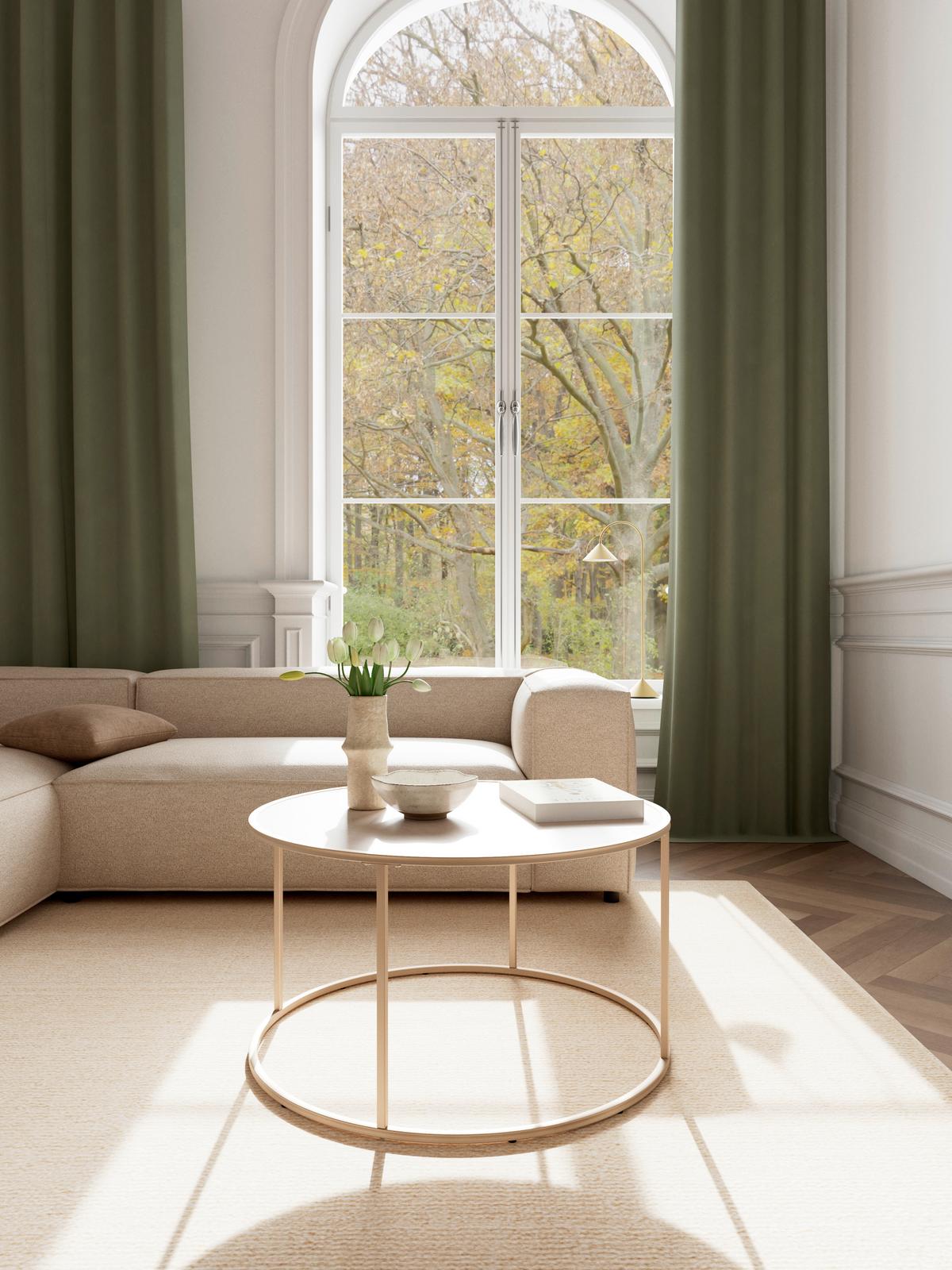 COUCHTISCH Seaford Grau L: 80cm - Grau, Design, Holzwerkstoff/Metall (80/80/45cm) - MID.YOU