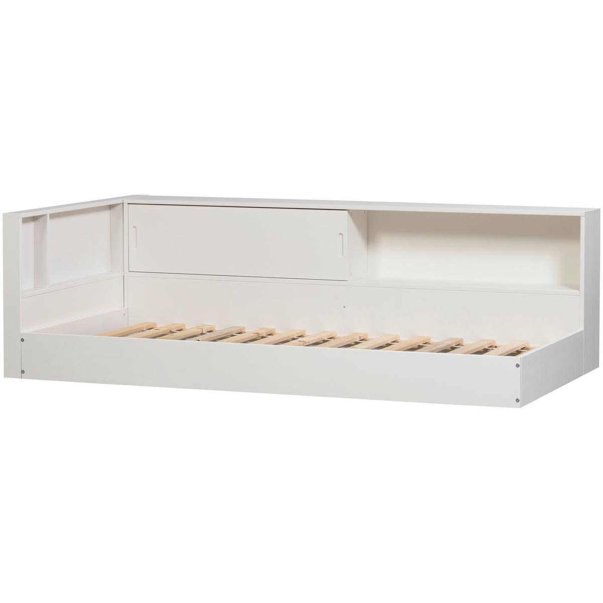 BODENBETT. Carter Weiß 90x200cm - Weiß, Basics, Holz (90/200cm) - MID.YOU