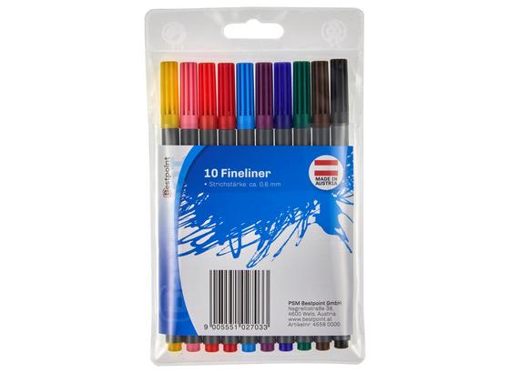 Filzstifte 10 Stk./Pkg. - Gelb/Rot, Kunststoff Filzstifte 10 Stk./Pkg. - Gelb/Rot, Kunststoff