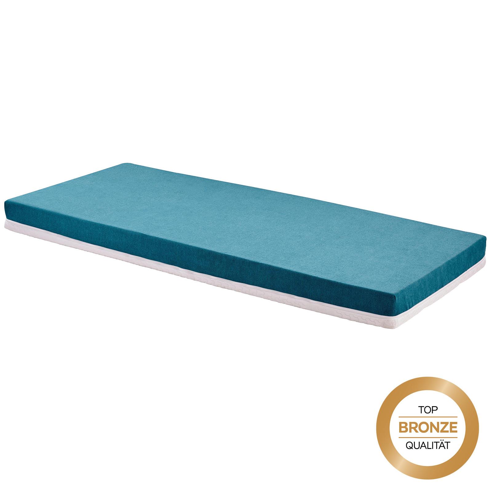 Dětská matrace ENJYO-ZOE 90x200cm, H2, modrá - bílá/tyrkysová, textil (90/200cm) - Primatex