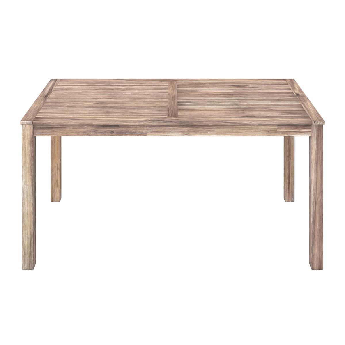 SÚPRAVA ZÁHRADNÉHO NÁBYTKU ALDINA - farba akácie/sivá, Modern, drevo/textil - Bessagi Garden