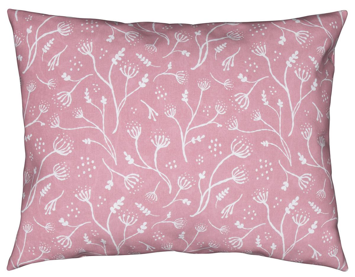 Posteľná bielizeň Frida, 70/90 140/200cm - hnedofialová, Konventionell, textil (140/200cm) - Modern Living