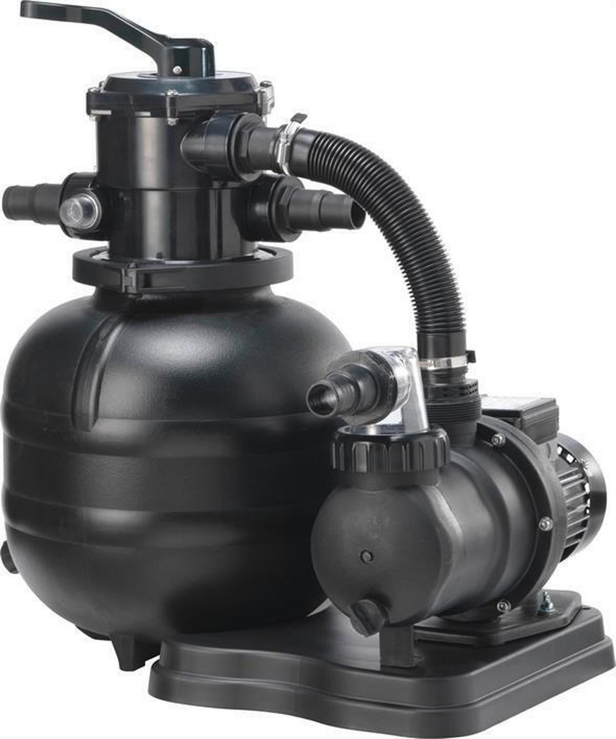 Filterpumpe Filtersystem 250w - Schwarz, Basics, Metall (38/59/39cm)