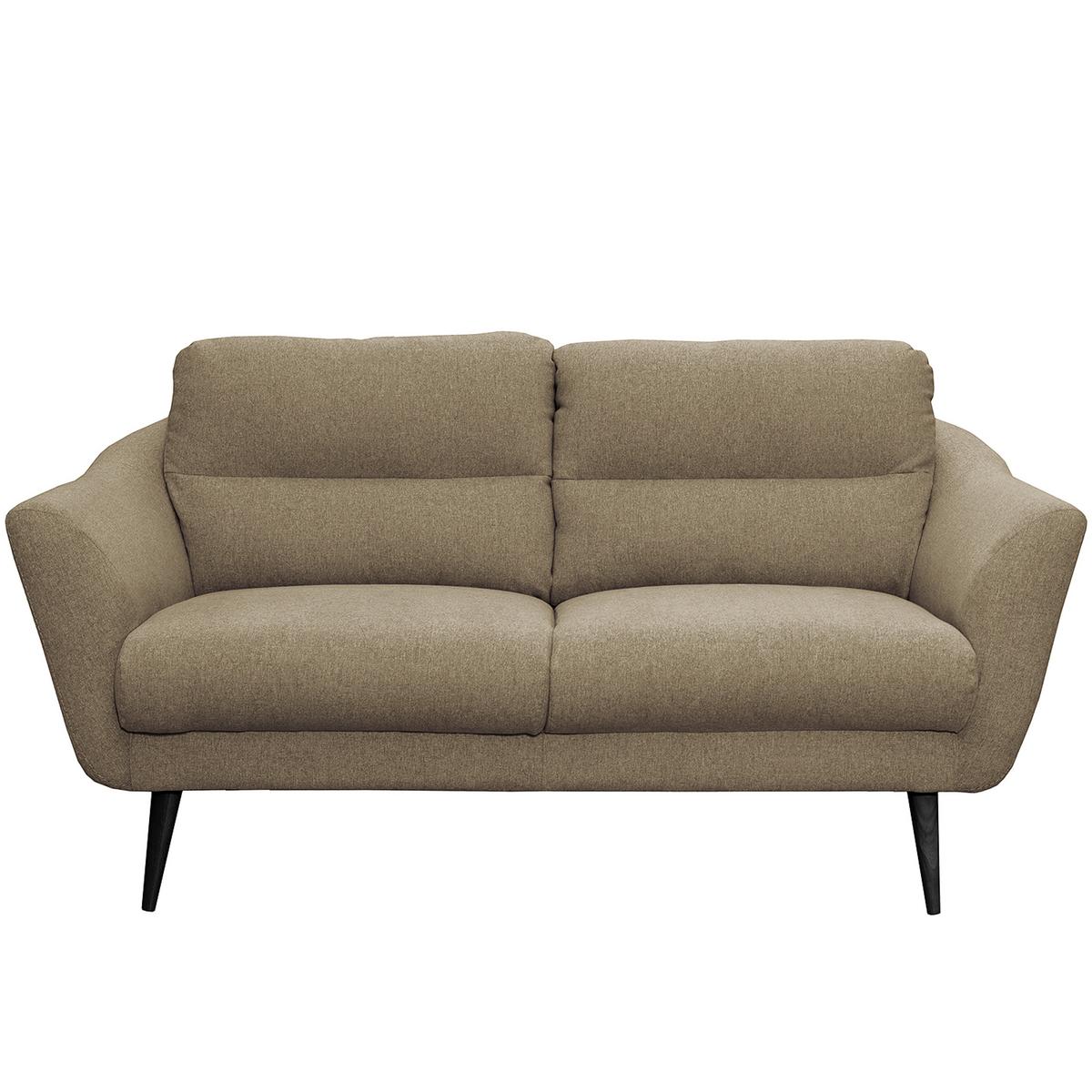 2,5-sitzer Tromso Braun B: 187 Cm - Schwarz/Braun, Design, Textil (187/87/88cm) - Livetastic