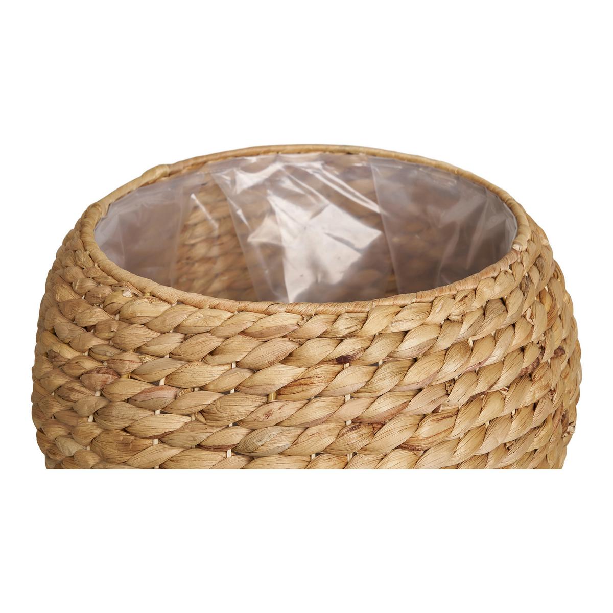 Pflanzentopf Denia Hellbraun B: 34,5 Cm - Hellbraun, Design, Holz (34.5/34.5/34.5cm)