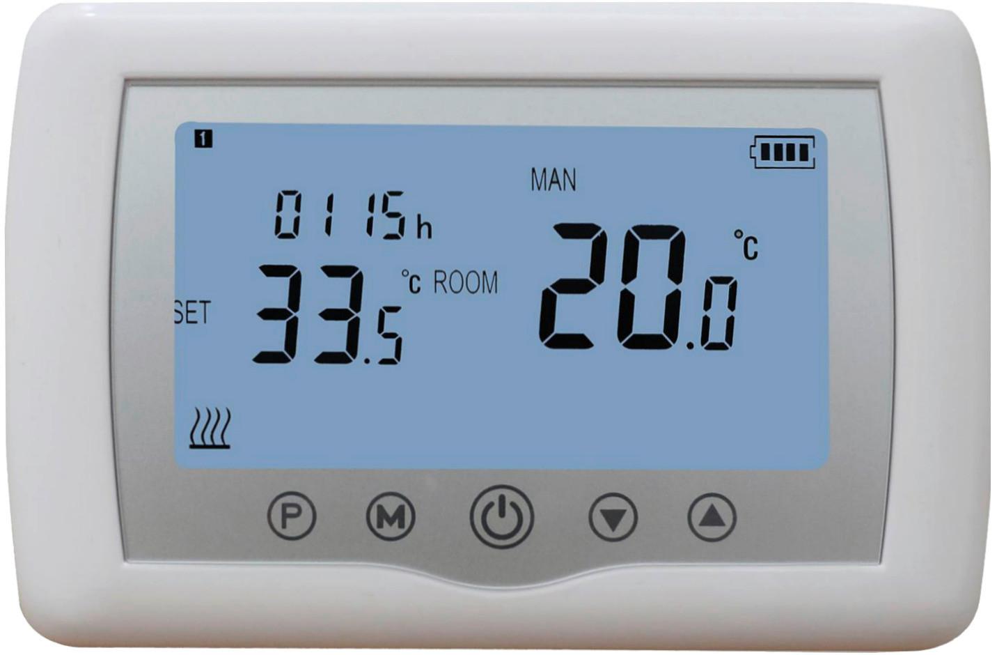 Weißer Steckdosenthermostat