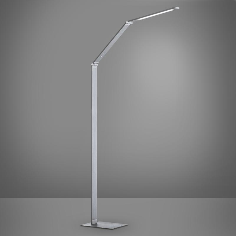 LED-Stehleuchte 45840 Geri - Alufarben, Design, Kunststoff/Metall (36/17/133cm) - Fischer & Honsel