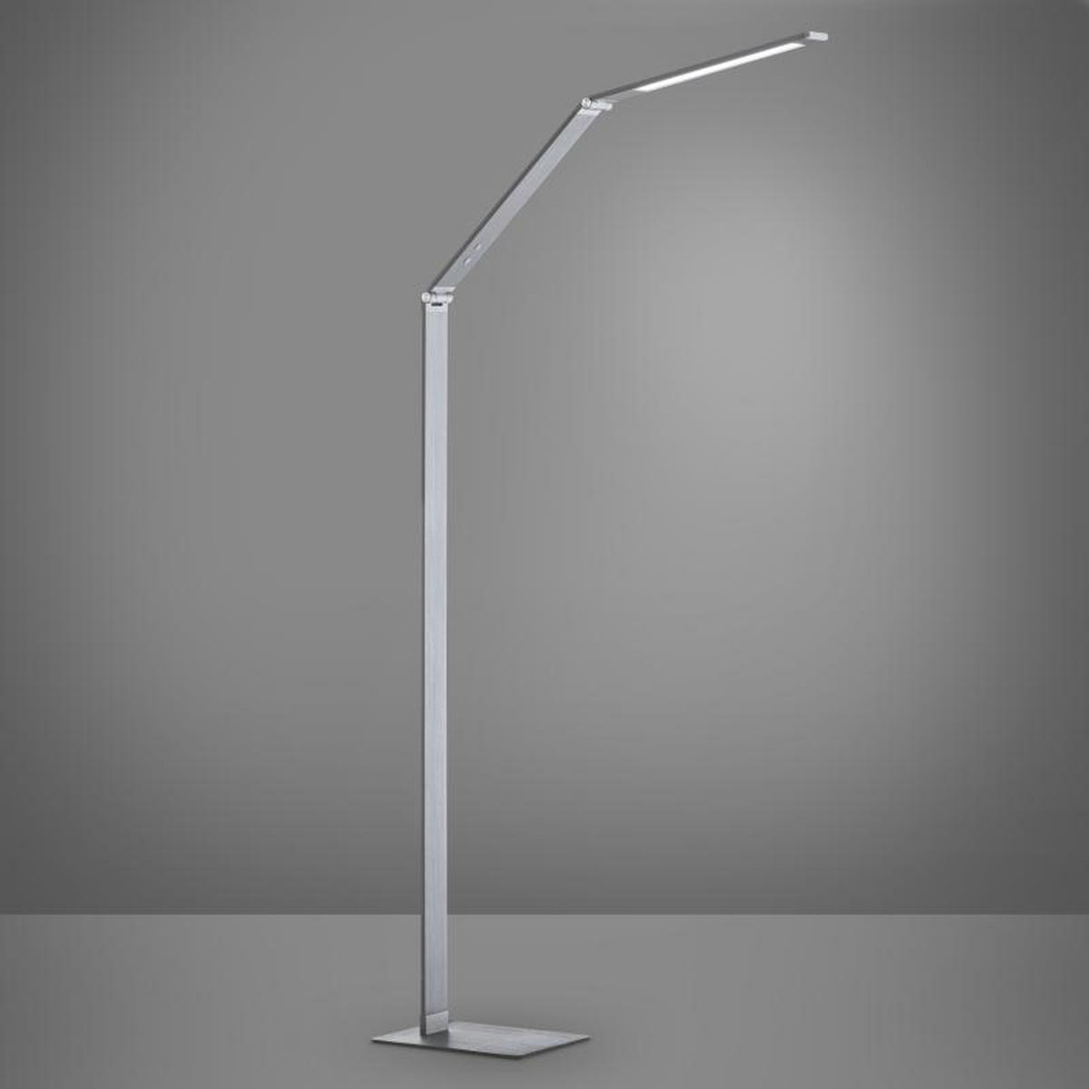 LED-Stehleuchte 45840 Geri - Alufarben, Design, Kunststoff/Metall (36/17/133cm) - Fischer & Honsel