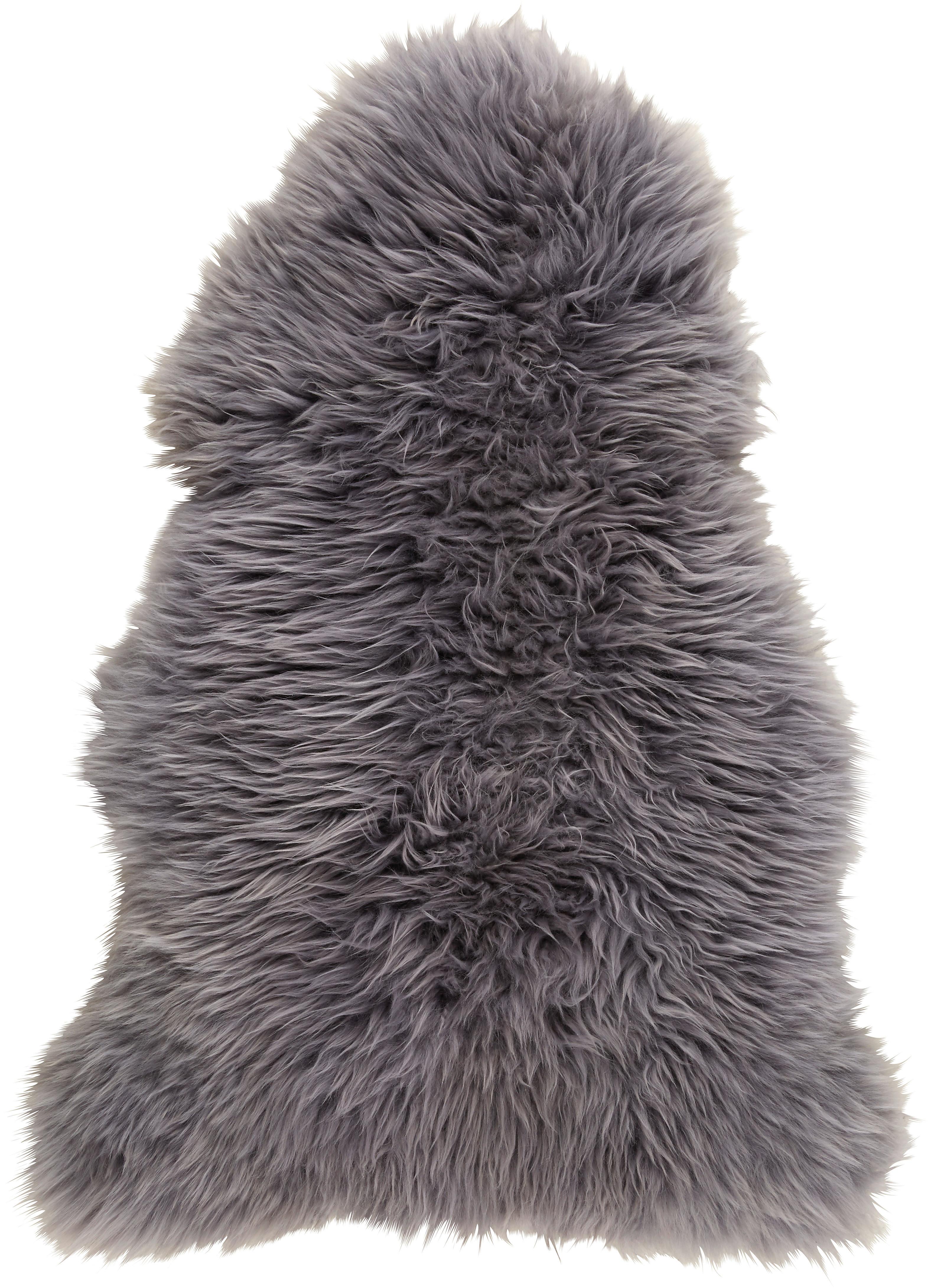 Ovčí Kůže Jenny, 90-105/60cm, Šedá - šedá, kožešina (90-105/60cm) - Modern Living