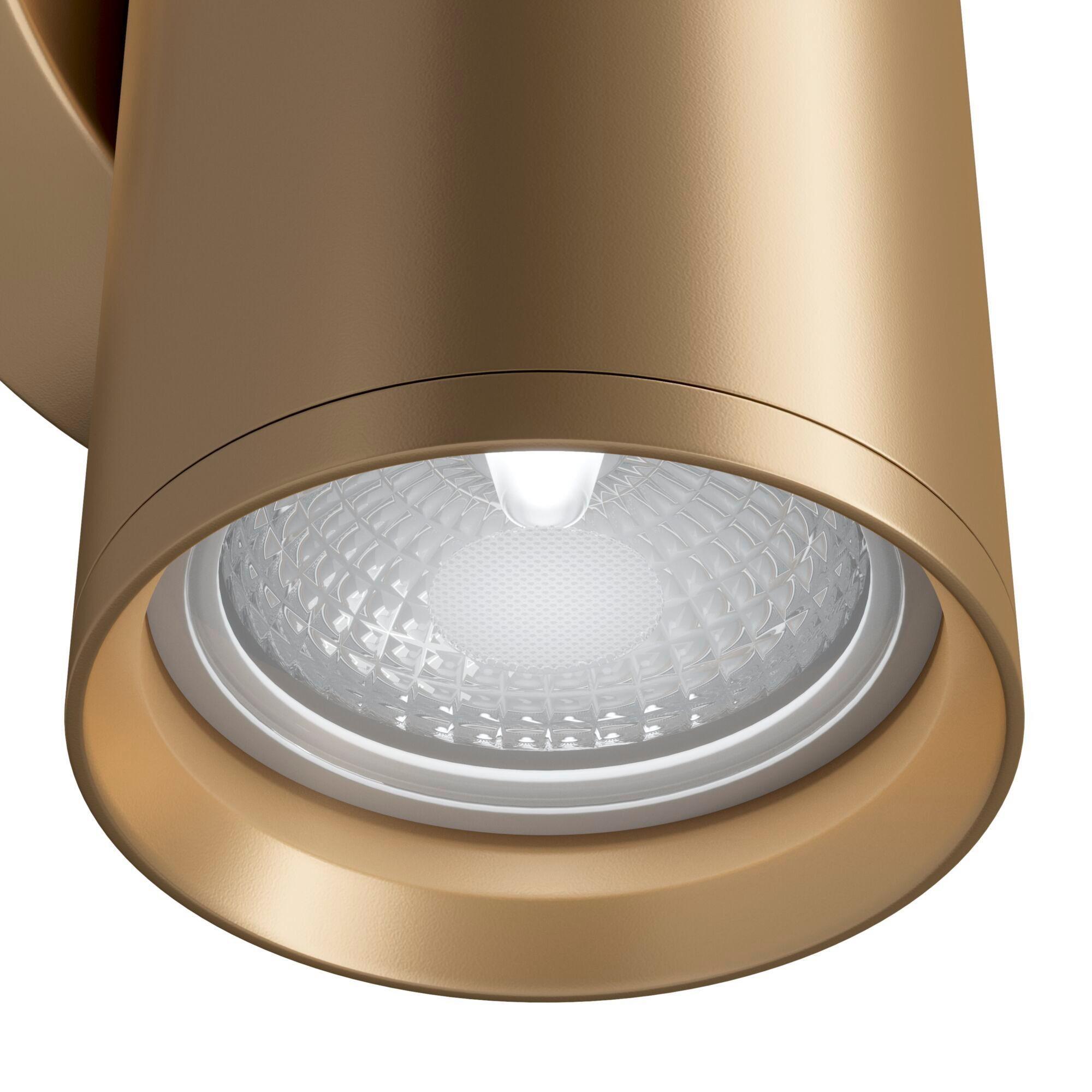 Wandleuchte Focus S - Goldfarben, Trend, Metall (15/5,2/6,8cm) - MAYTONI